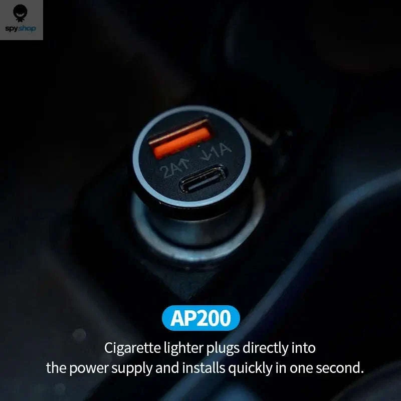 2-in-1 Car Charger GPS Locator with Apple Find My - Image 2
