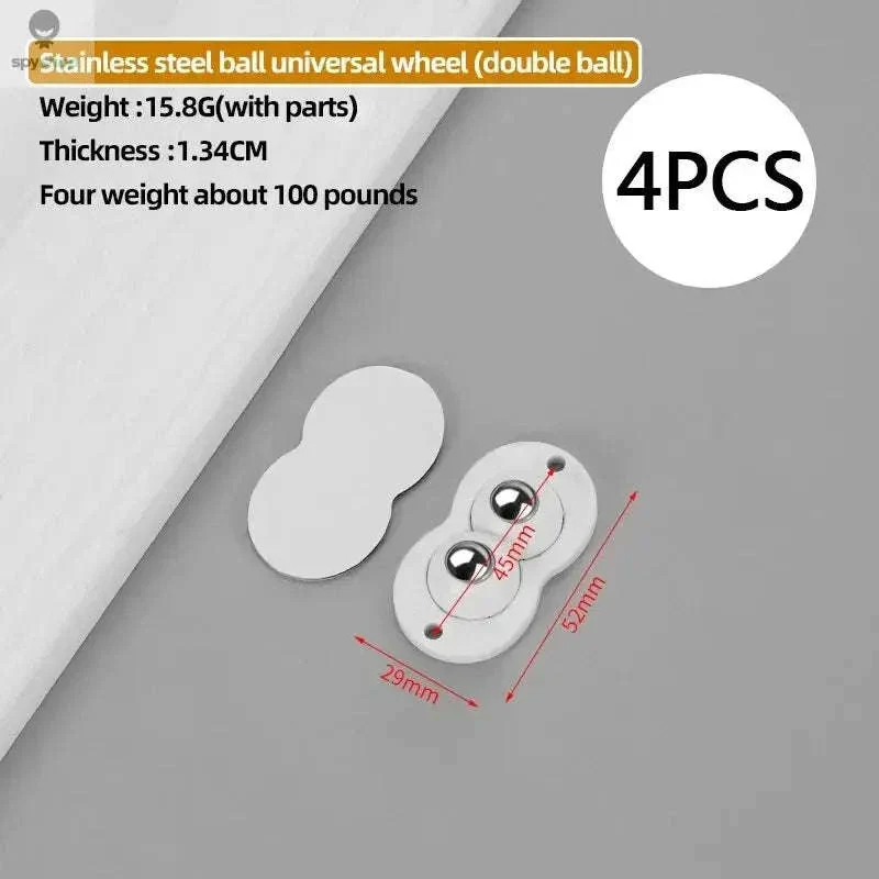GlideOn Adhesive Casters for Easy Furniture Movement, 4-Pack - Image 29