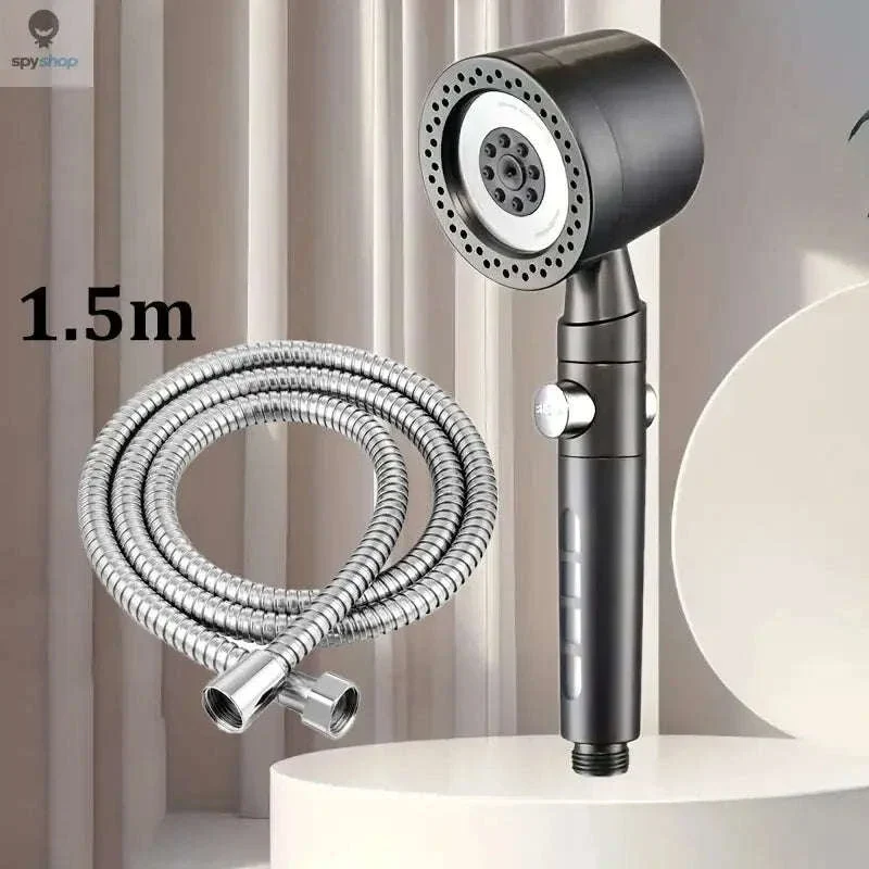 HydroLux High-Pressure Shower Head with Filter and Spray Modes - Image 21