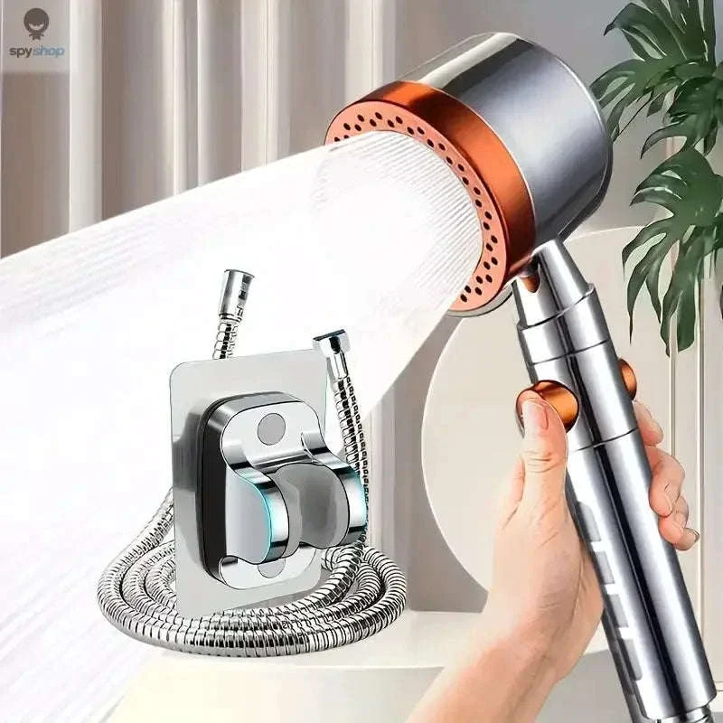 HydroLux High-Pressure Shower Head with Filter and Spray Modes - Image 25