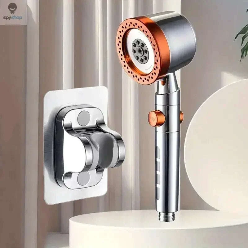 HydroLux High-Pressure Shower Head with Filter and Spray Modes - Image 26
