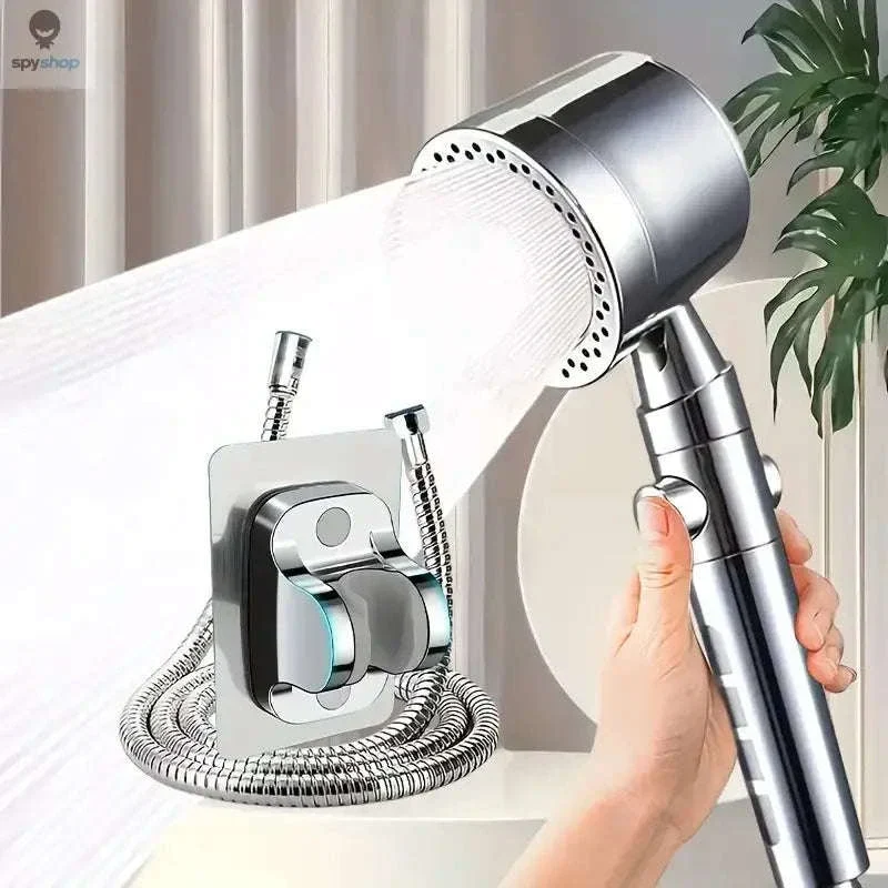 HydroLux High-Pressure Shower Head with Filter and Spray Modes - Image 29