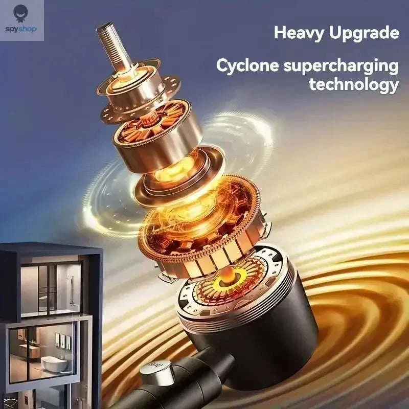 HydroLux High-Pressure Shower Head with Filter and Spray Modes - Image 3