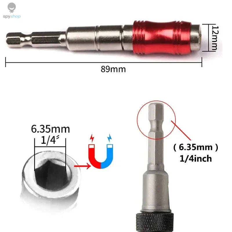 Magnetic Screwdriver Bits Set with Quick-Change Holder - Image 3