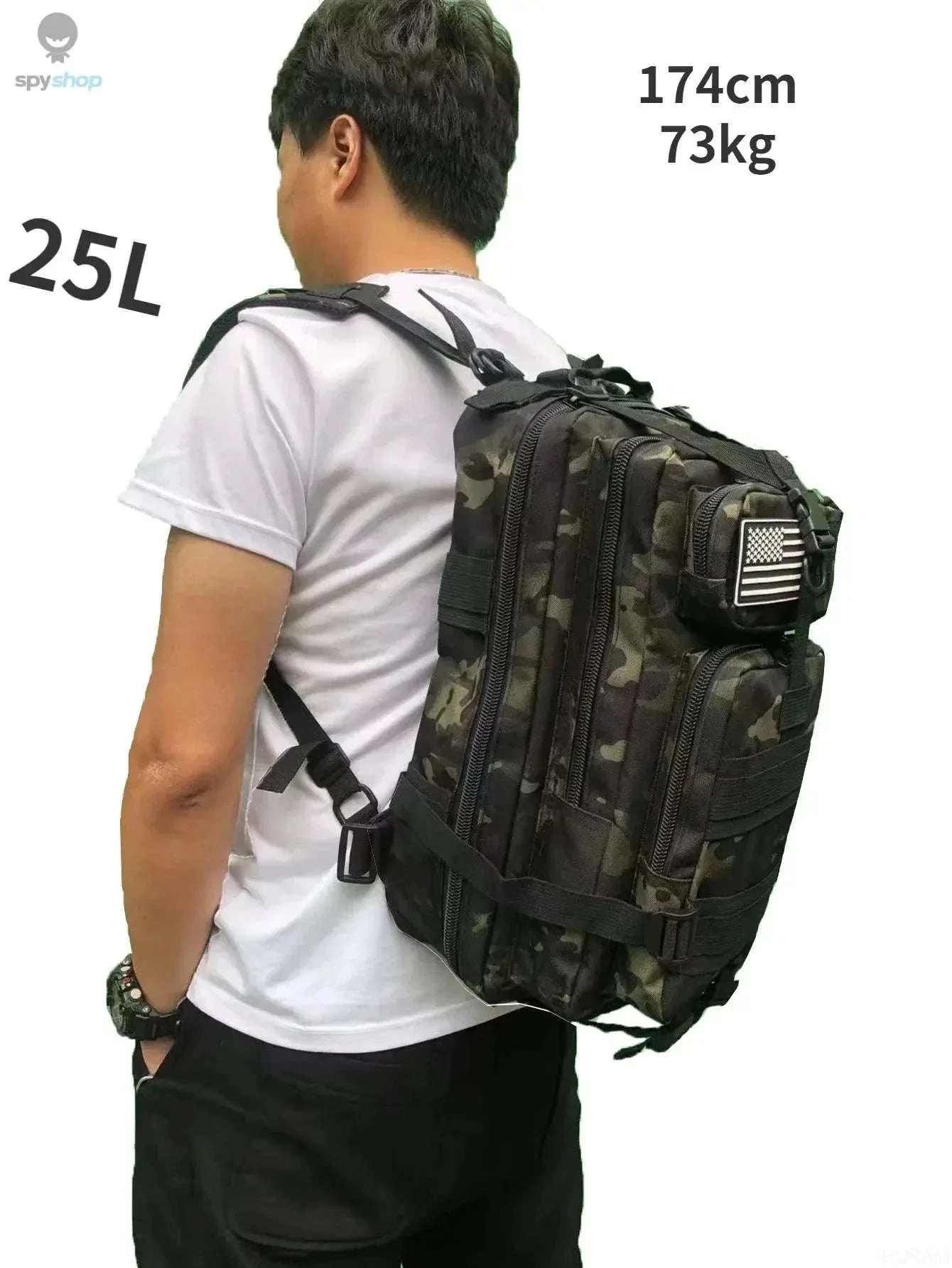 TrailForce Tactical Backpack Waterproof MOLLE Outdoor Pack - Image 21