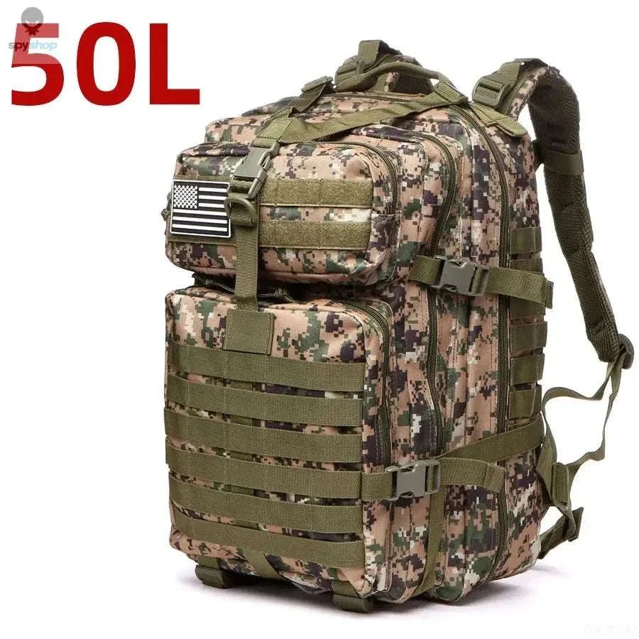 TrailForce Tactical Backpack Waterproof MOLLE Outdoor Pack - Image 44