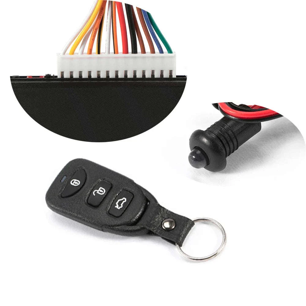 Universal Car Alarm System with Keyless Entry and Remote Control - Image 2
