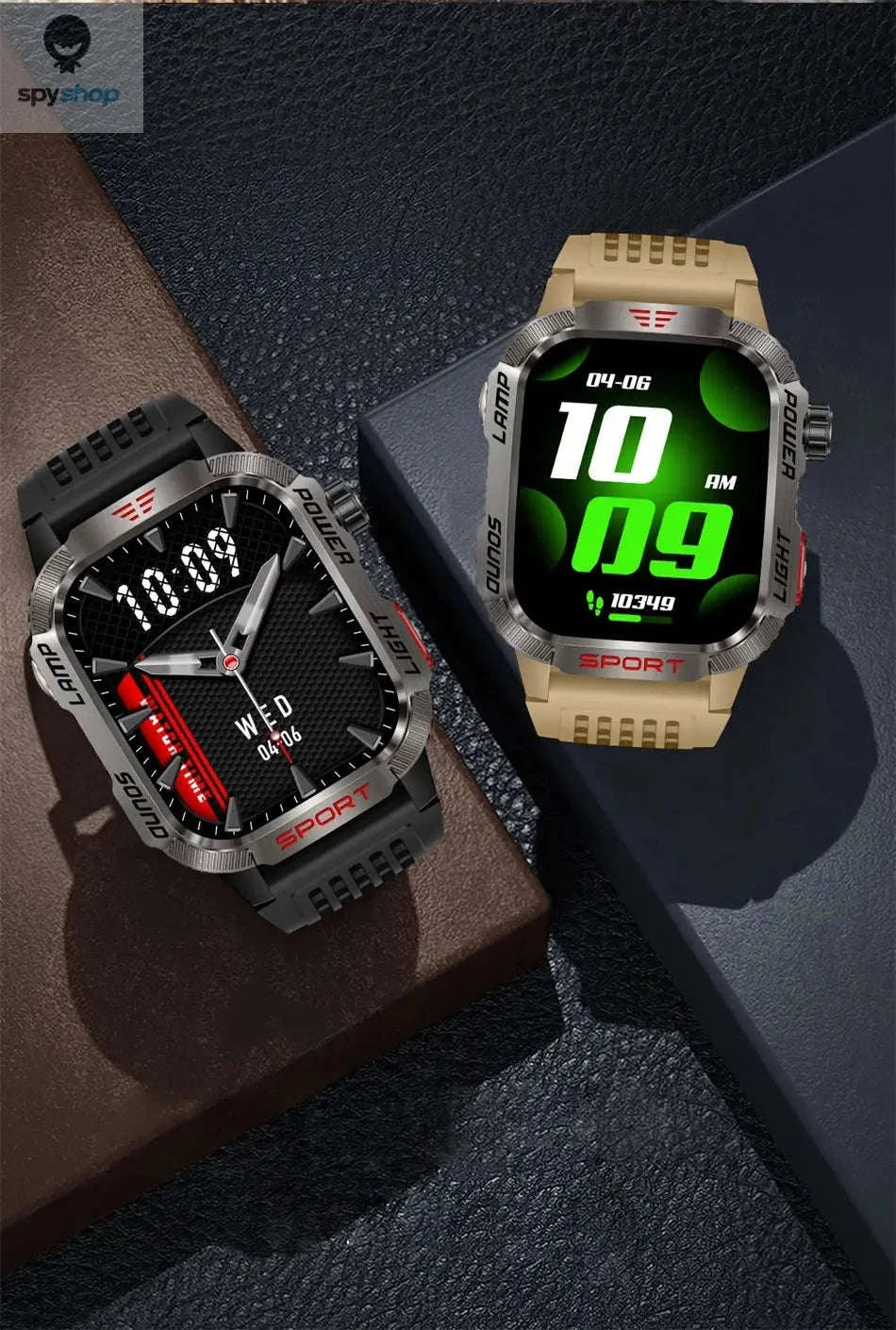 Military GPS Smart Watch with Compass, Flashlight and Bluetooth Calling - Image 30