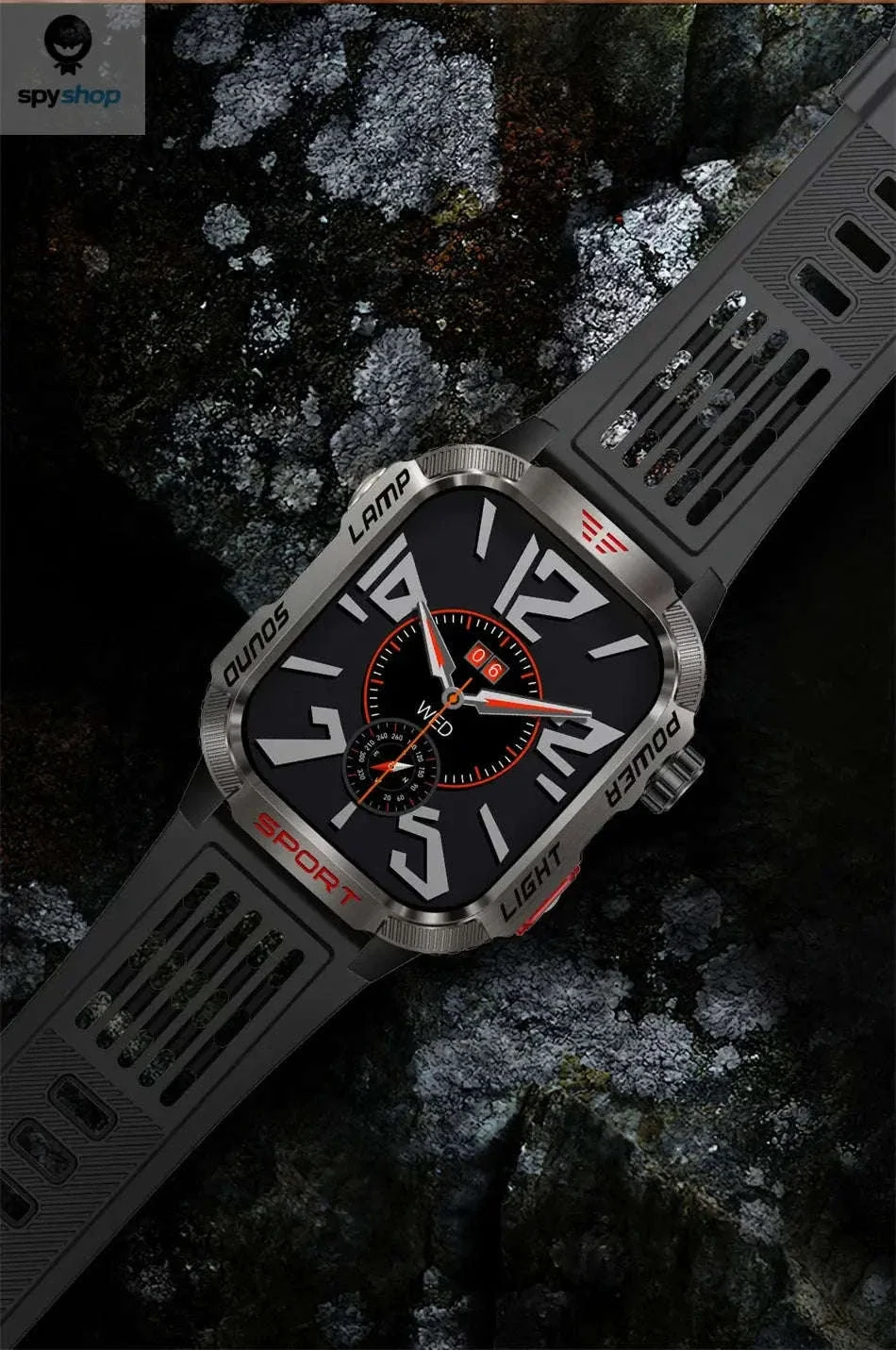 Military GPS Smart Watch with Compass, Flashlight and Bluetooth Calling - Image 32