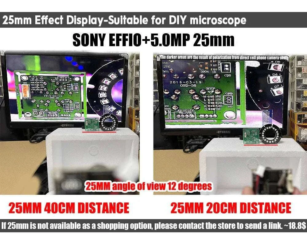 Sony Effio CCTV Camera Module Kit 800TVL LowLux 0.001lux - Image 13