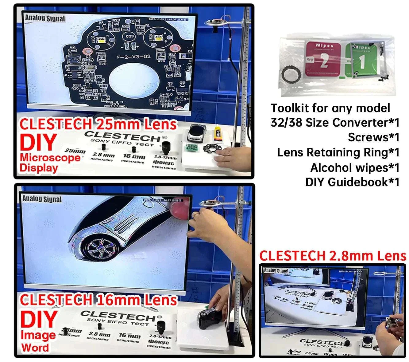Sony Effio CCTV Camera Module Kit 800TVL LowLux 0.001lux - Image 21