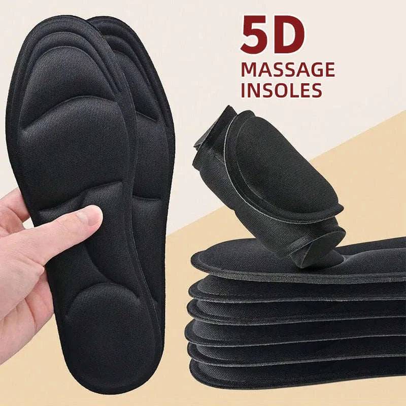5D Massage Memory Foam Insoles for Shoes
