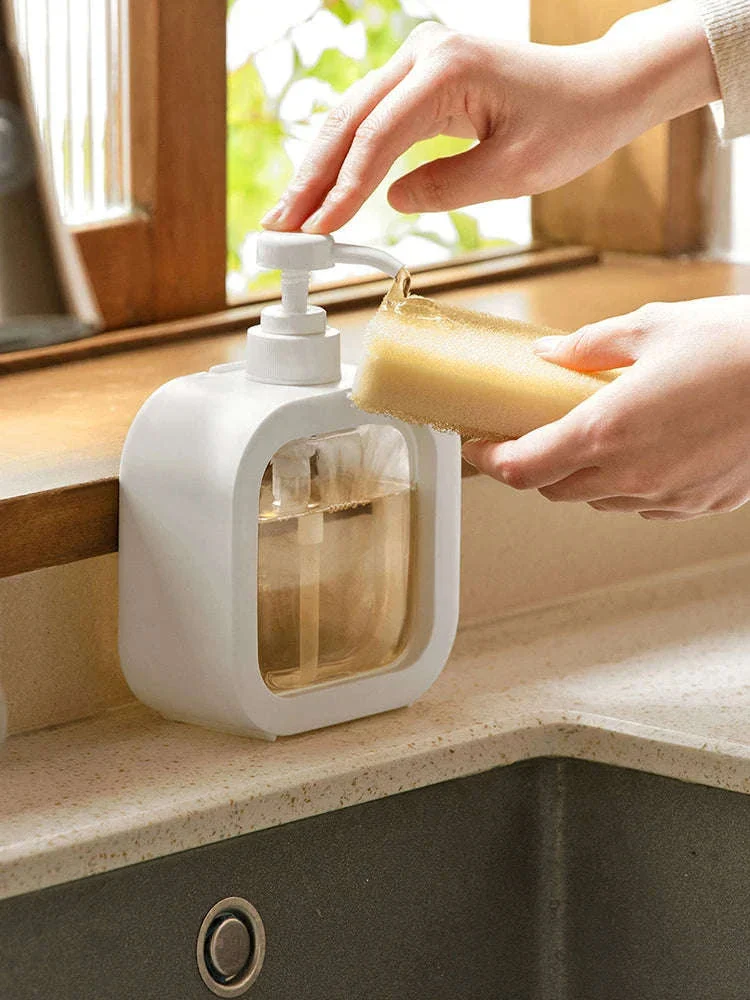 Transparent Large-Capacity Soap Dispenser Bottle - Image 12