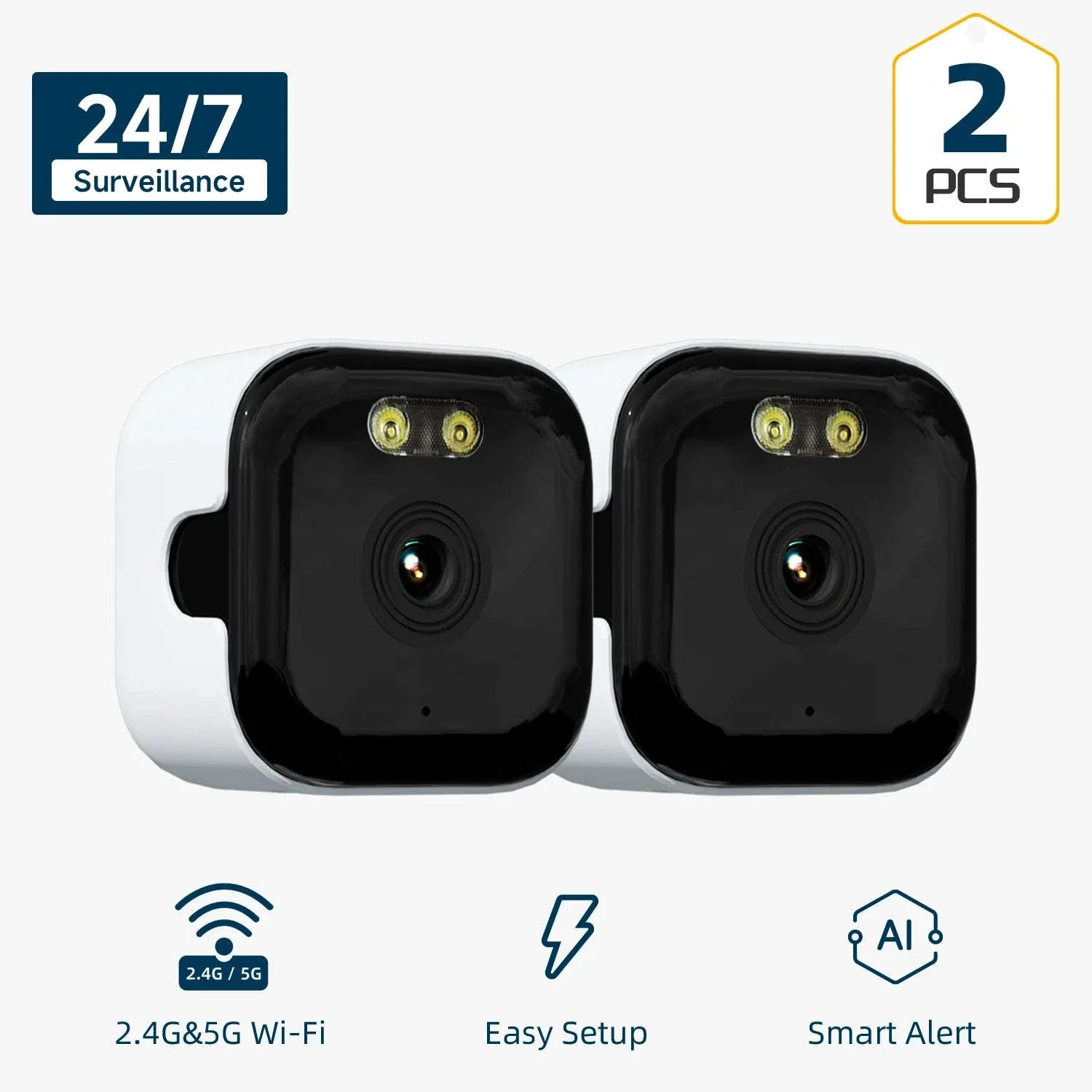 2K Window Security Camera No-Drill with Motion Detection & Night Vision - Image 11