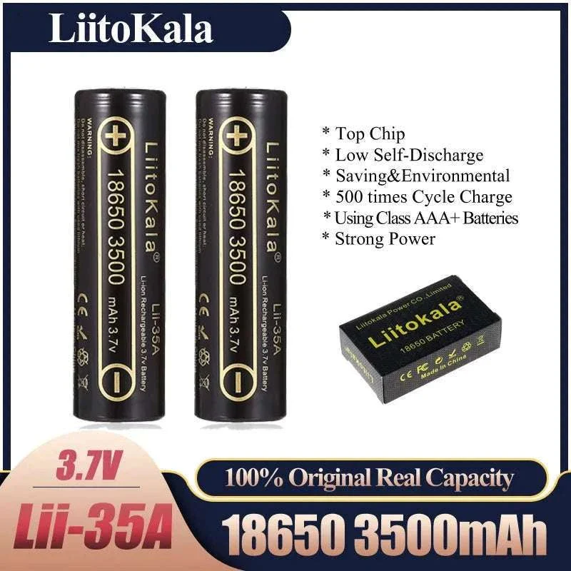 LiitoKala Lii-35A 18650 3500mAh Li-Ion Battery - Image 2