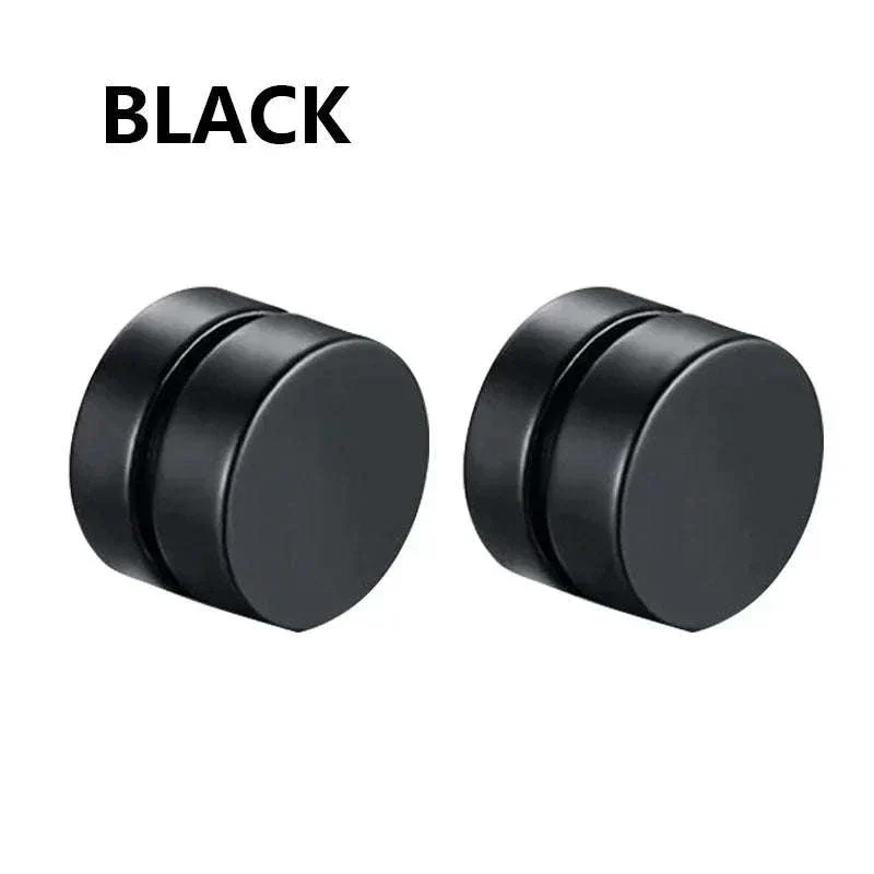 Magnetic Crystal Stud Earrings – Non-Piercing Zircon Style - Image 12