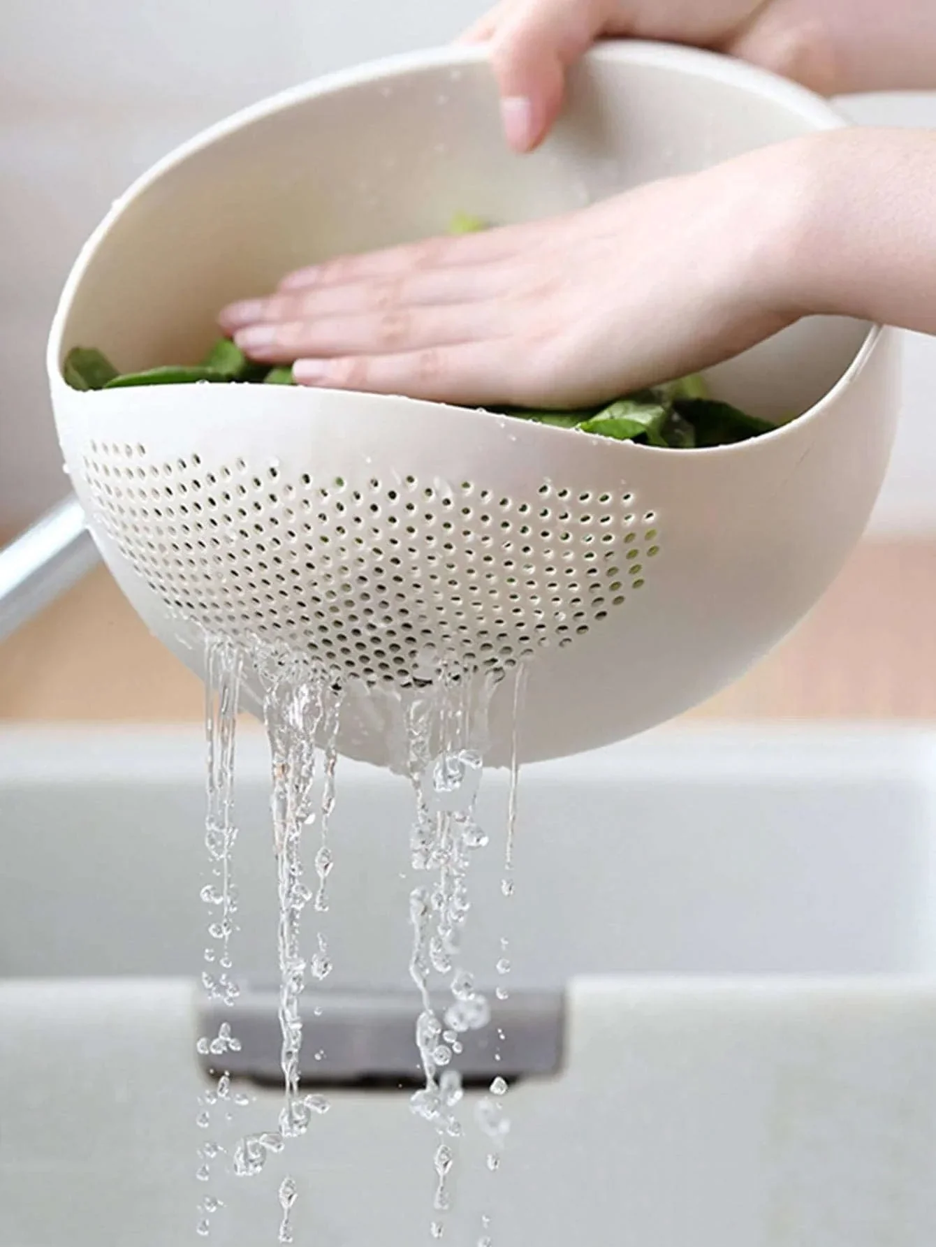 Multipurpose Kitchen Drain Basket Colander for Easier Prep - Image 10