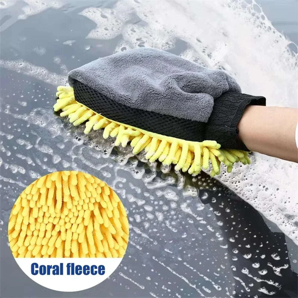 Microfiber Car Washing Gloves for Gentle, Thorough Cleaning - Image 5