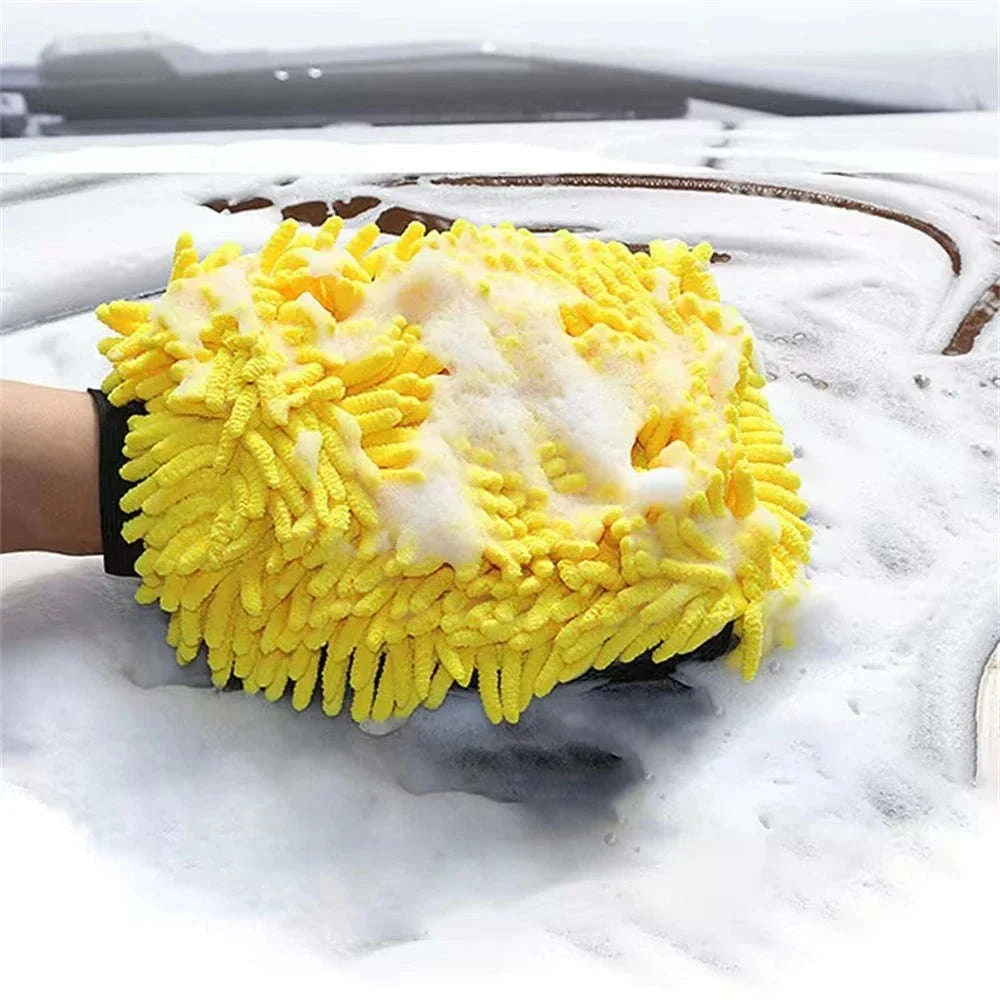 Microfiber Car Washing Gloves for Gentle, Thorough Cleaning - Image 7