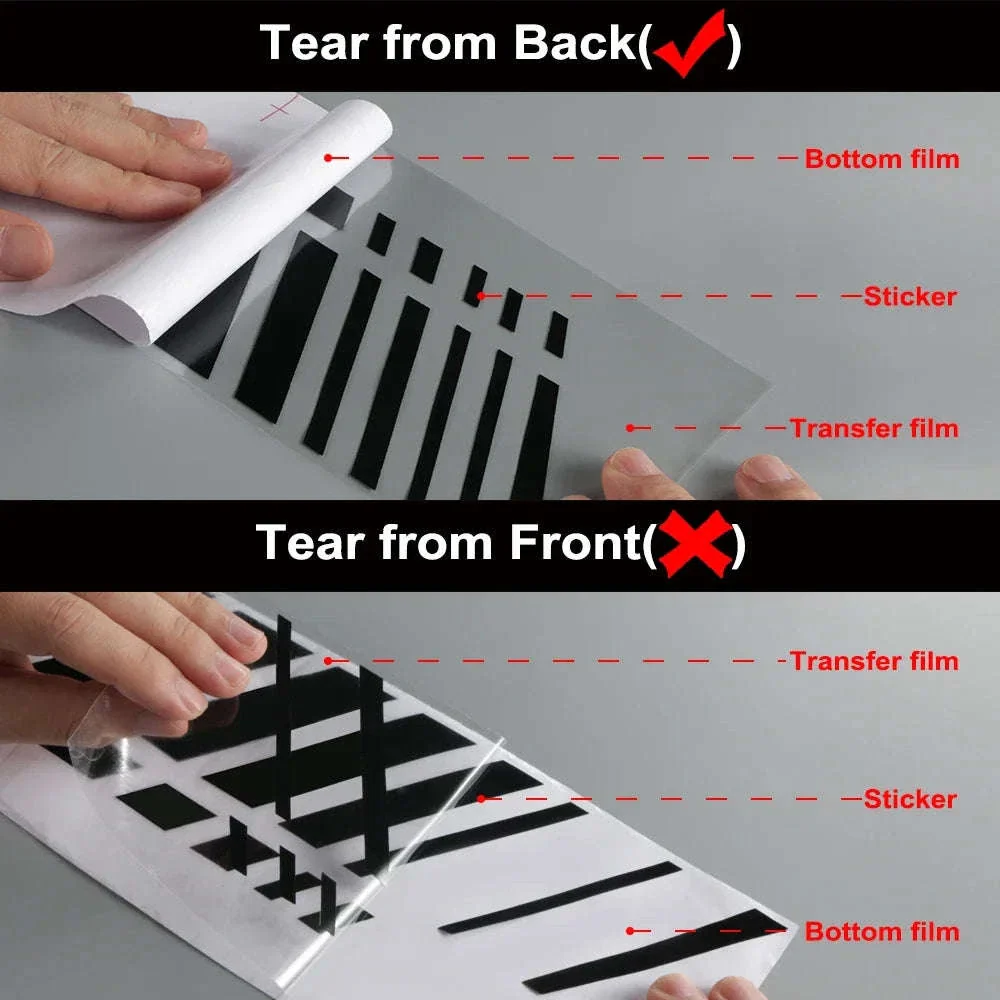 1 Pair 4x4 Off Road Side Body Sticker Decals - Image 6