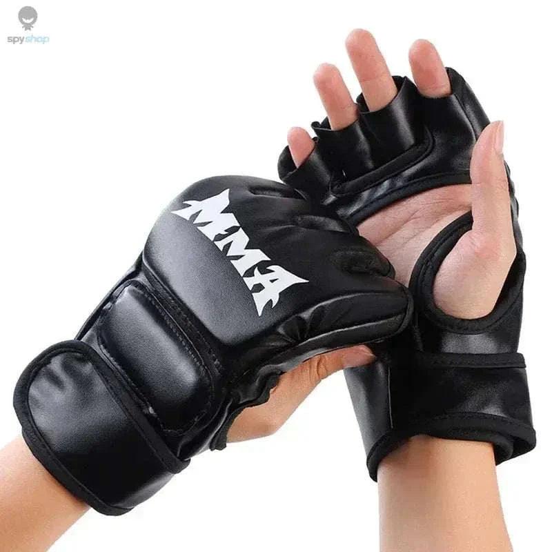 PU Half-Finger Boxing Gloves for MMA, Muay Thai & Training - Image 5