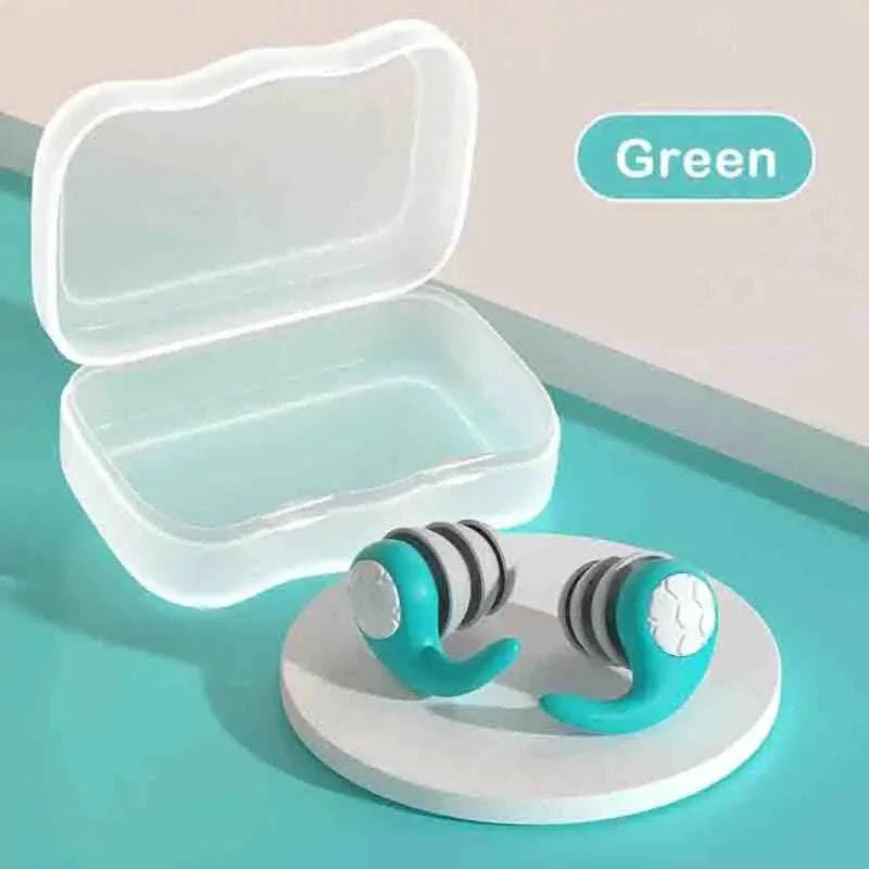 Soft Silicone Waterproof Earplugs for Quiet Sleep and Swim Use - Image 22
