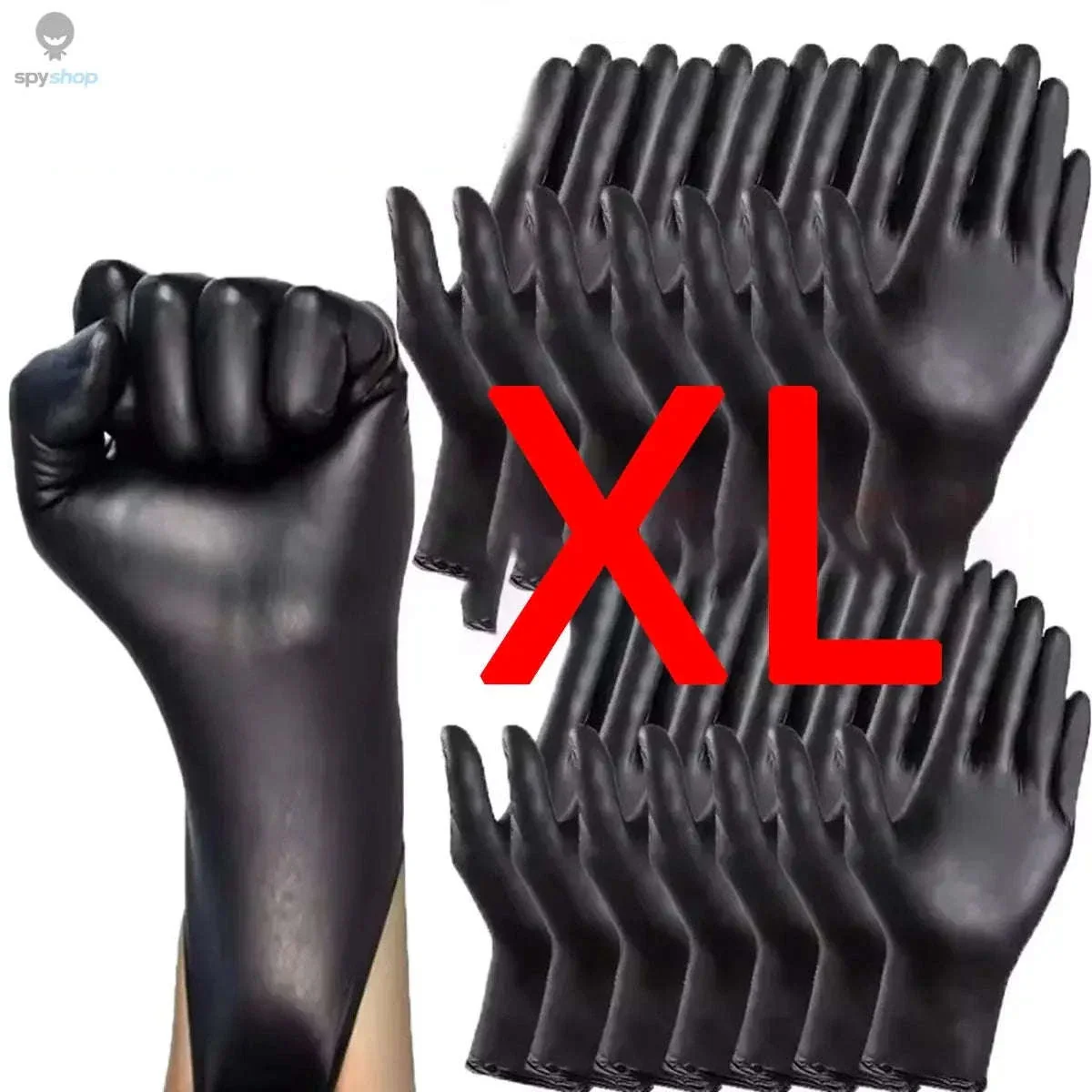 Black Disposable Nitrile Gloves for Messy, Detailed Work - Image 12