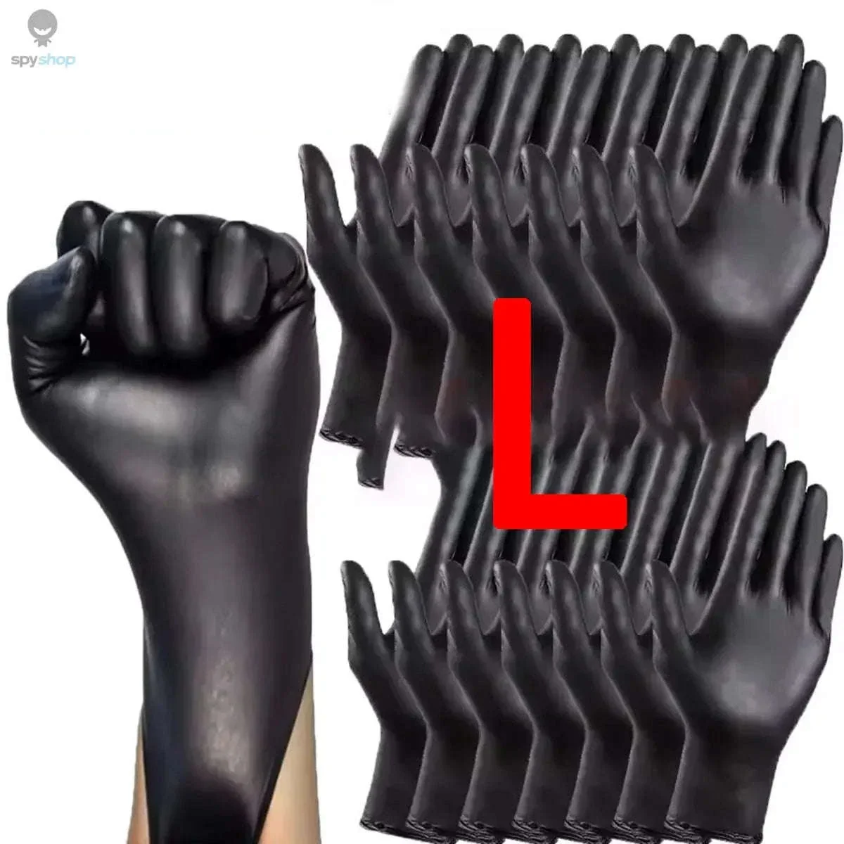 Black Disposable Nitrile Gloves for Messy, Detailed Work - Image 13