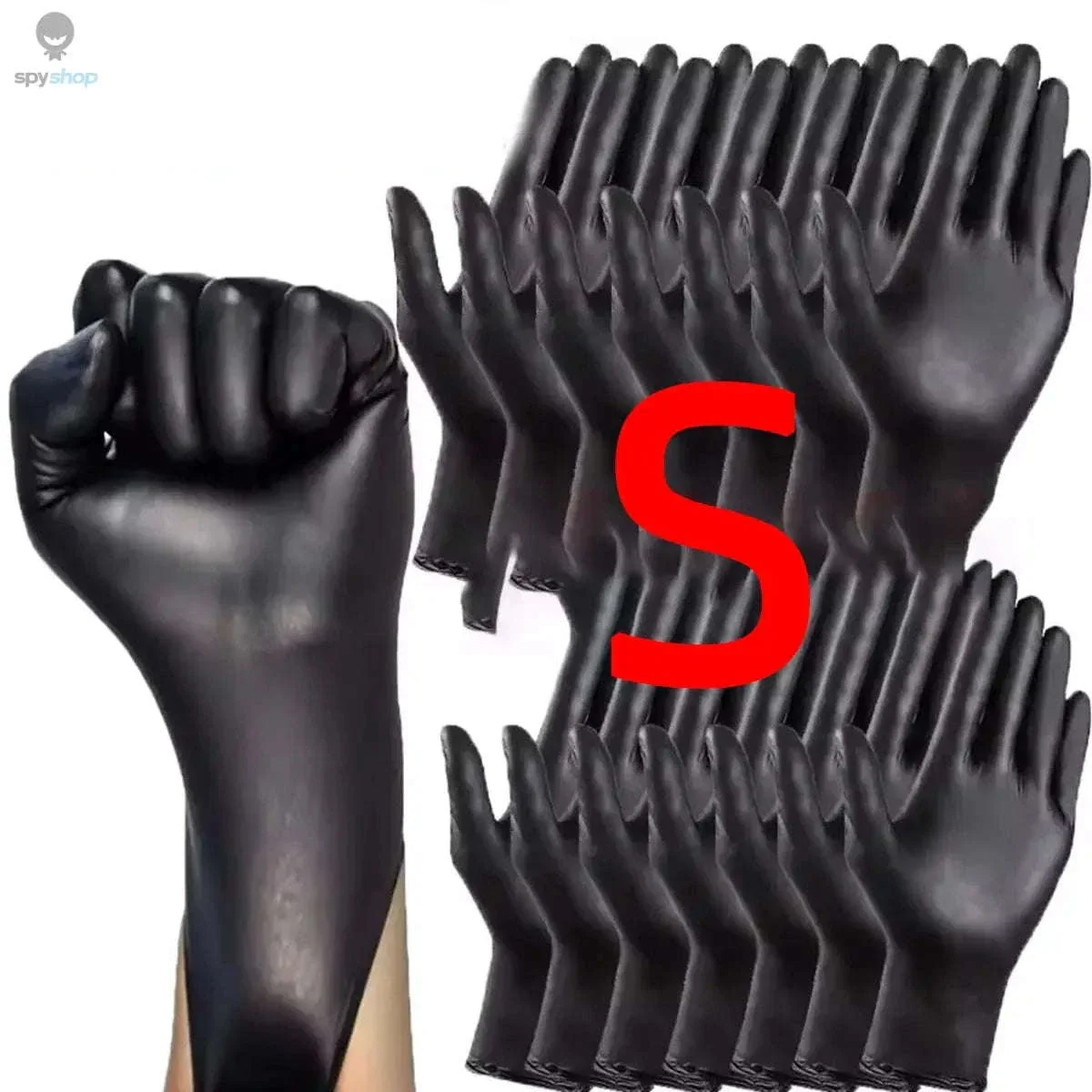 Black Disposable Nitrile Gloves for Messy, Detailed Work - Image 15