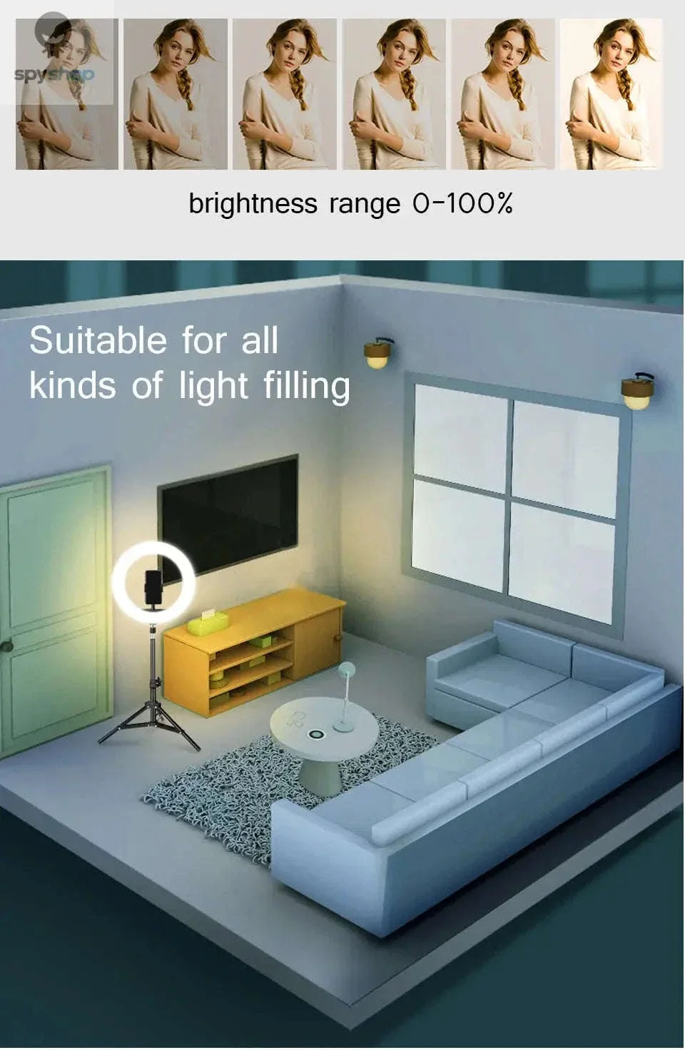 26cm LED Selfie Ring Light for Live Streaming - Image 10
