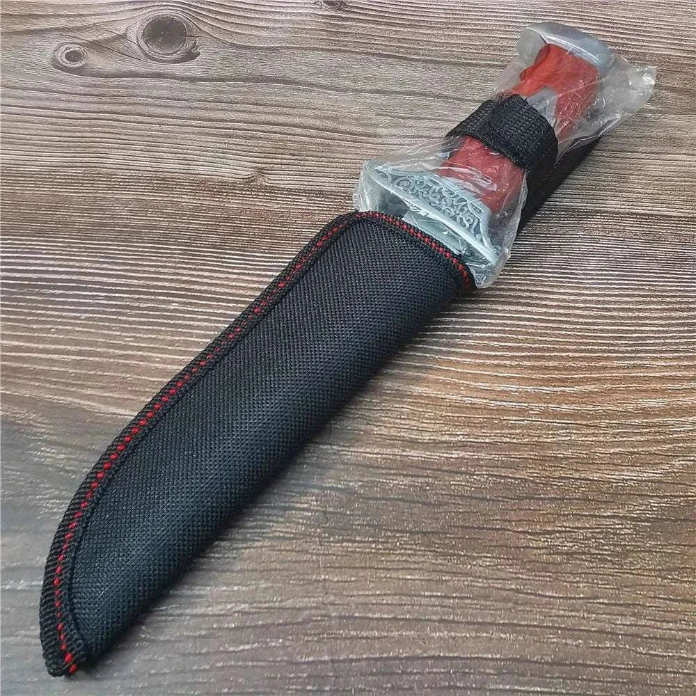 10.4" Fixed Blade Outdoor Knife with 9Cr18MoV Steel & Sheath - Image 7