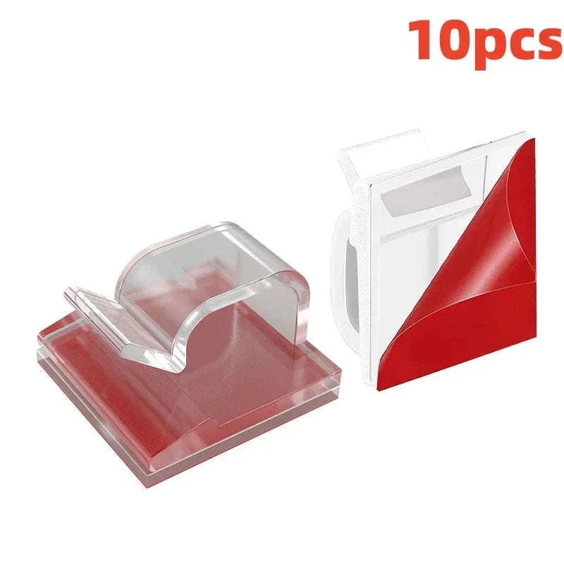 Self-Adhesive Cable Management Clips Pack for Neat Cords - Image 12