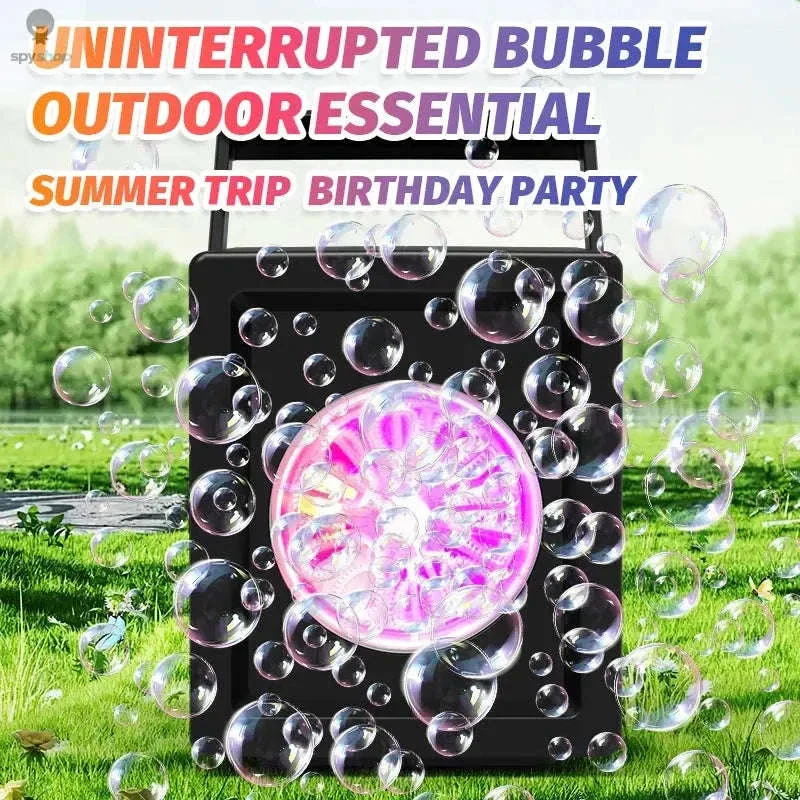 10-Hole Automatic Bubble Machine Toy for Kids - Image 3