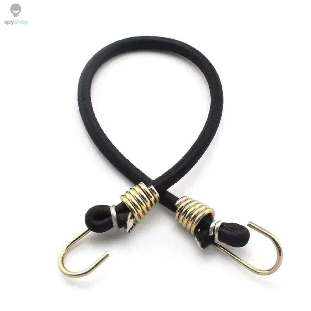 10 Pack Heavy Duty Elastic Bungee Cords with Carabiner Clips - Image 4