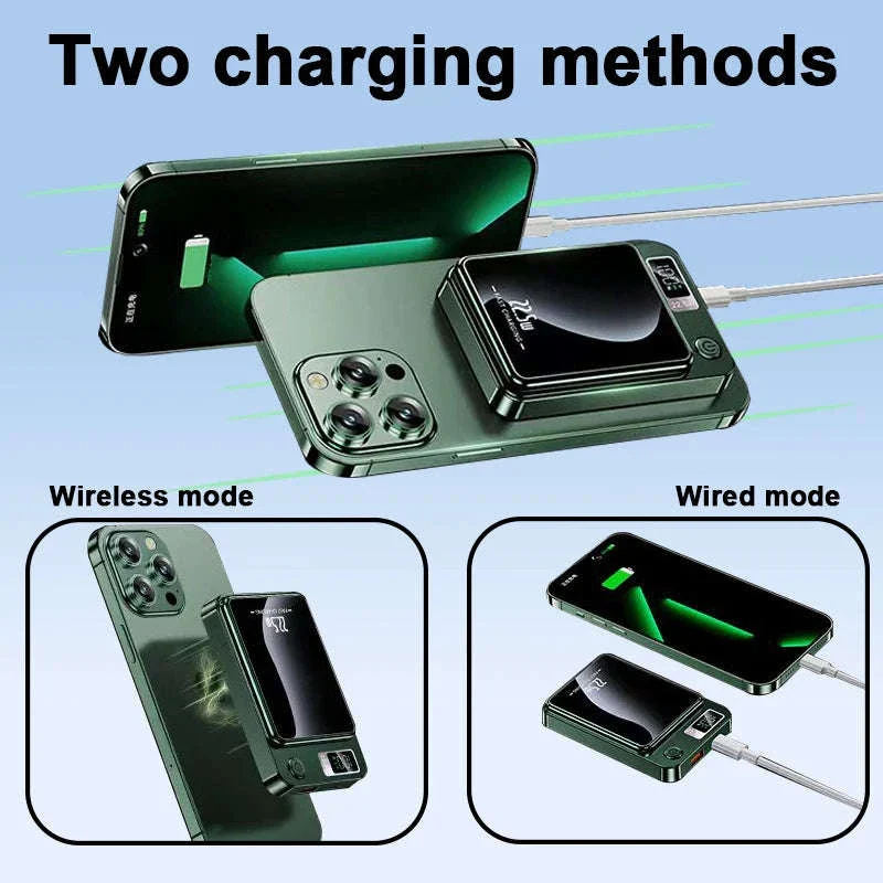 10000mAh Magnetic Wireless Power Bank 22.5W Fast Charging - Image 5