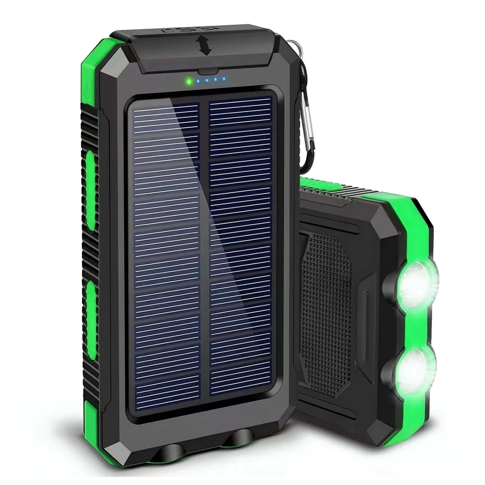 10000mAh Solar Power Bank with Dual USB, LED Flashlight & Waterproof Design - Image 20