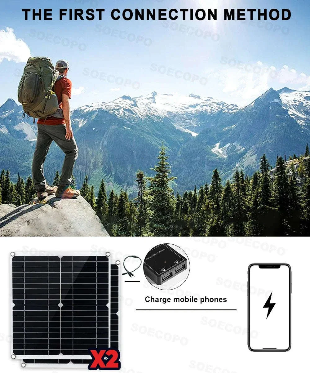 Complete Solar Power Kit with 10000W Inverter for Home & Outdoor Backup - Image 13