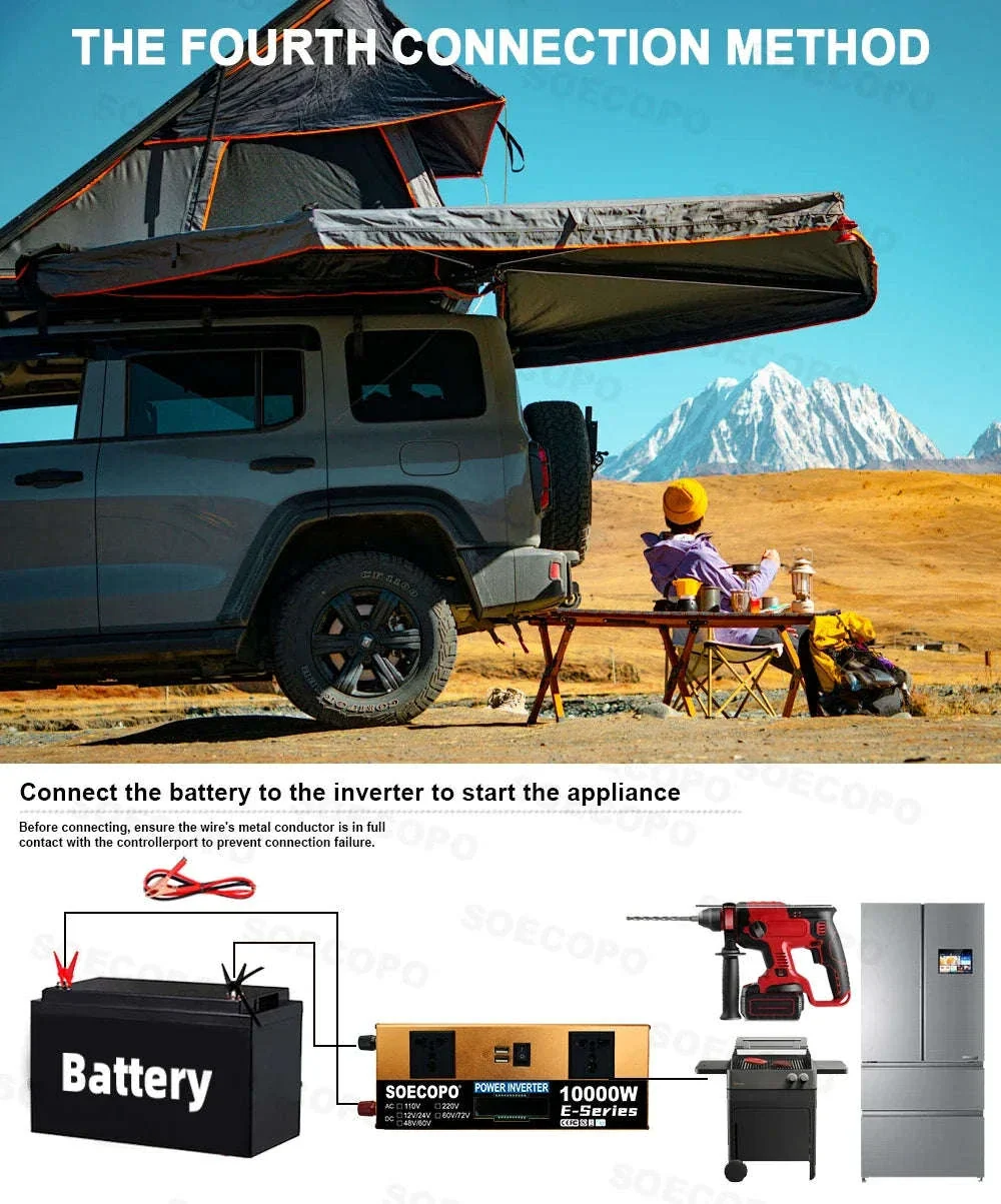 Complete Solar Power Kit with 10000W Inverter for Home & Outdoor Backup - Image 16