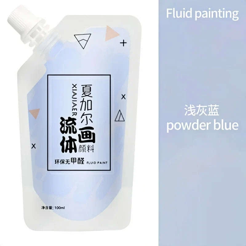 100ml Fluid Acrylic Paint Pouch for Bold Creative Colour - Image 16
