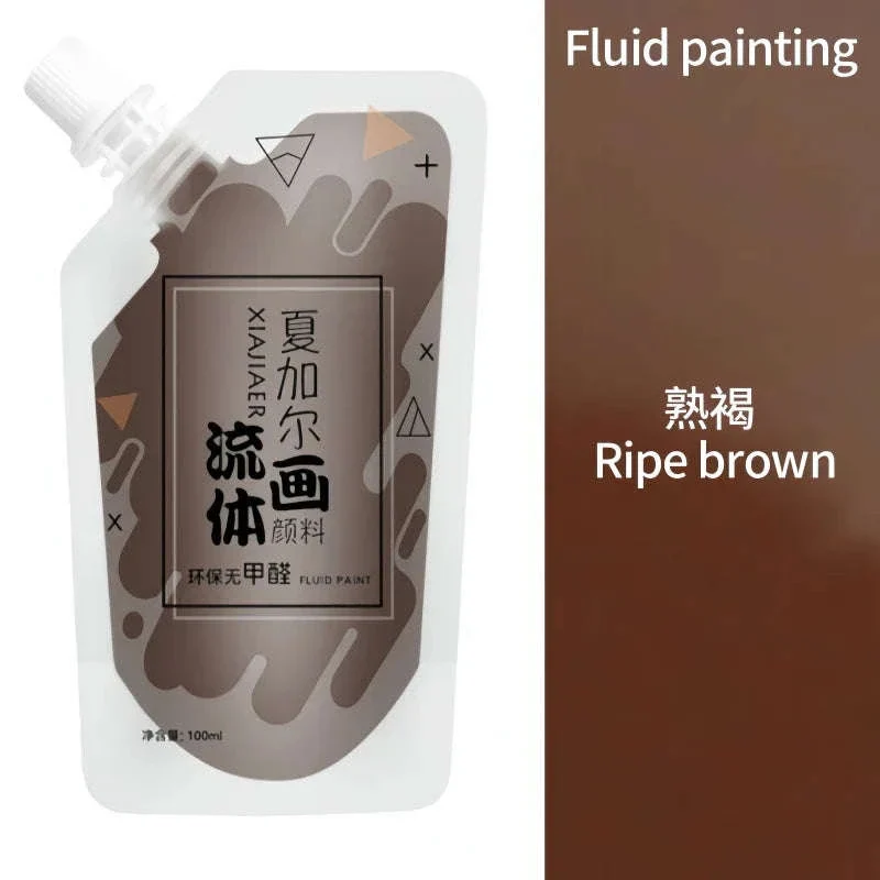 100ml Fluid Acrylic Paint Pouch for Bold Creative Colour - Image 20