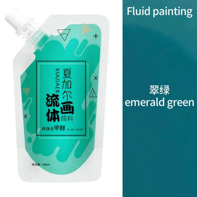 100ml Fluid Acrylic Paint Pouch for Bold Creative Colour - Image 25
