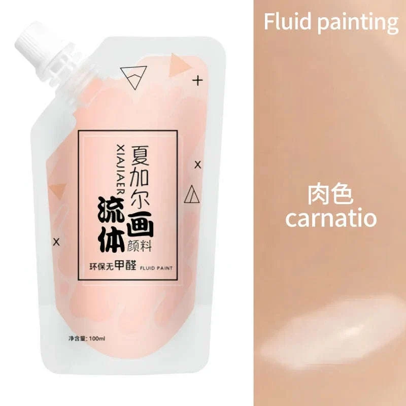 100ml Fluid Acrylic Paint Pouch for Bold Creative Colour - Image 26