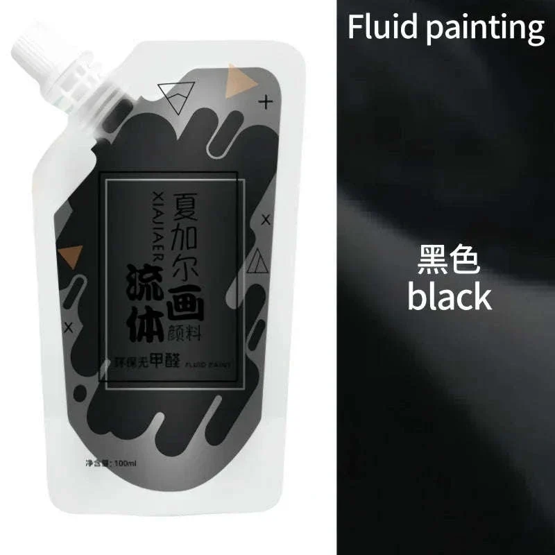 100ml Fluid Acrylic Paint Pouch for Bold Creative Colour - Image 31