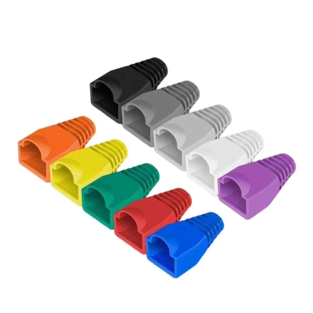 100pcs RJ45 Cable Boots for CAT5E and CAT6 Connectors - Image 13