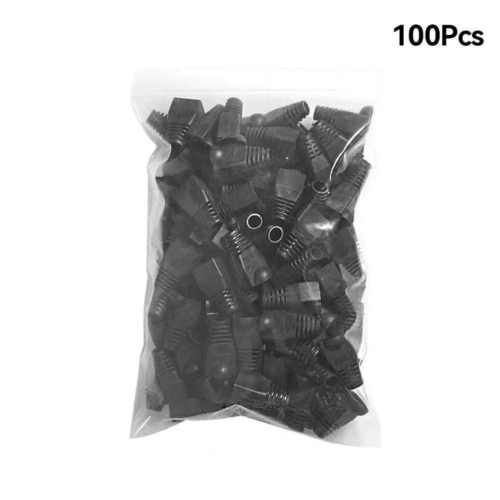 100pcs RJ45 Cable Boots for CAT5E and CAT6 Connectors - Image 16