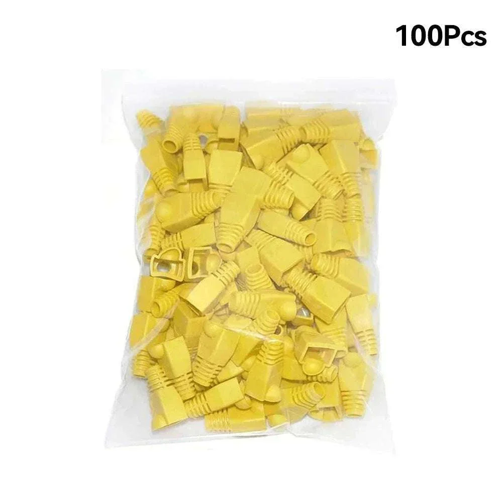 100pcs RJ45 Cable Boots for CAT5E and CAT6 Connectors - Image 17