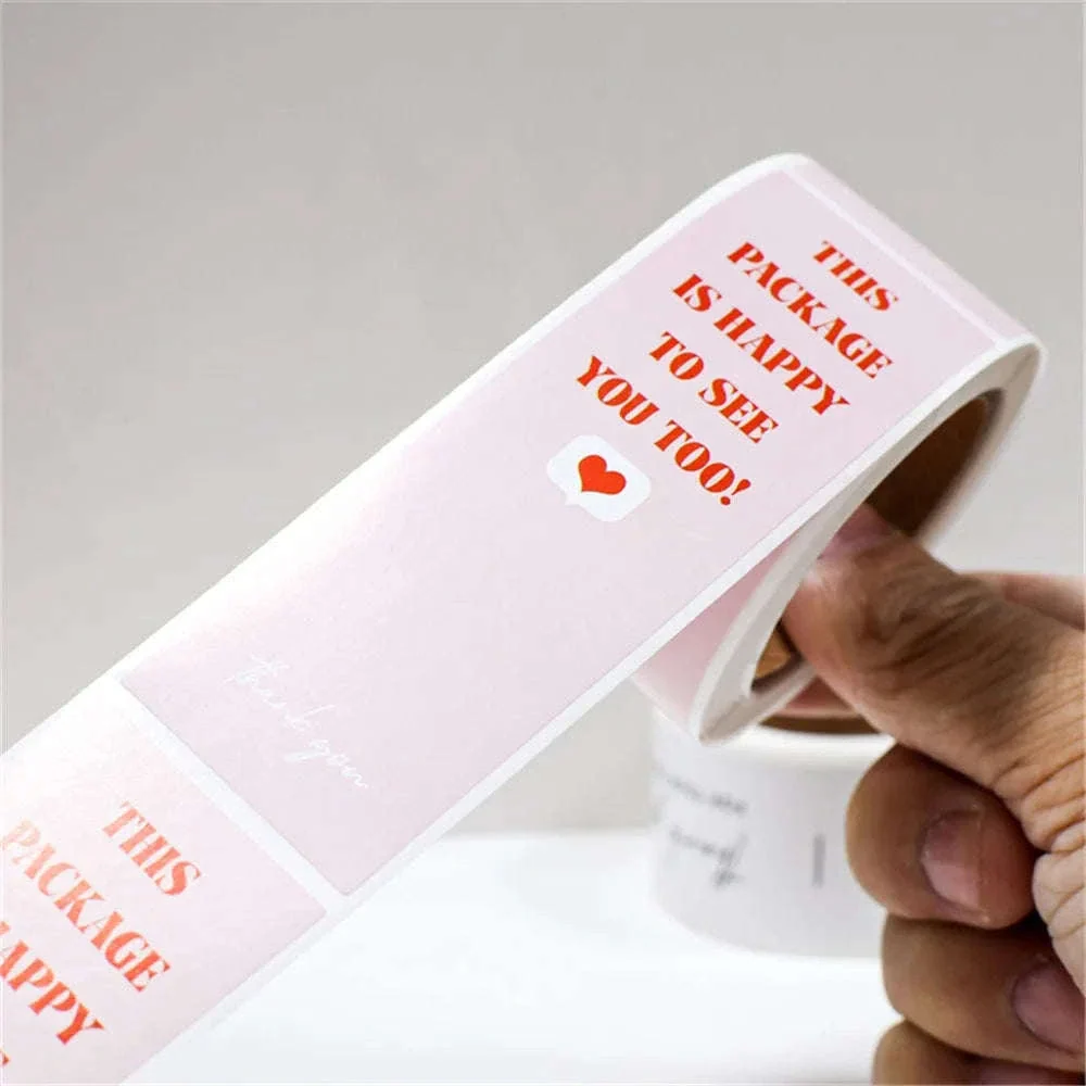 100 Thank You Stickers for Small Business Packaging - Image 2