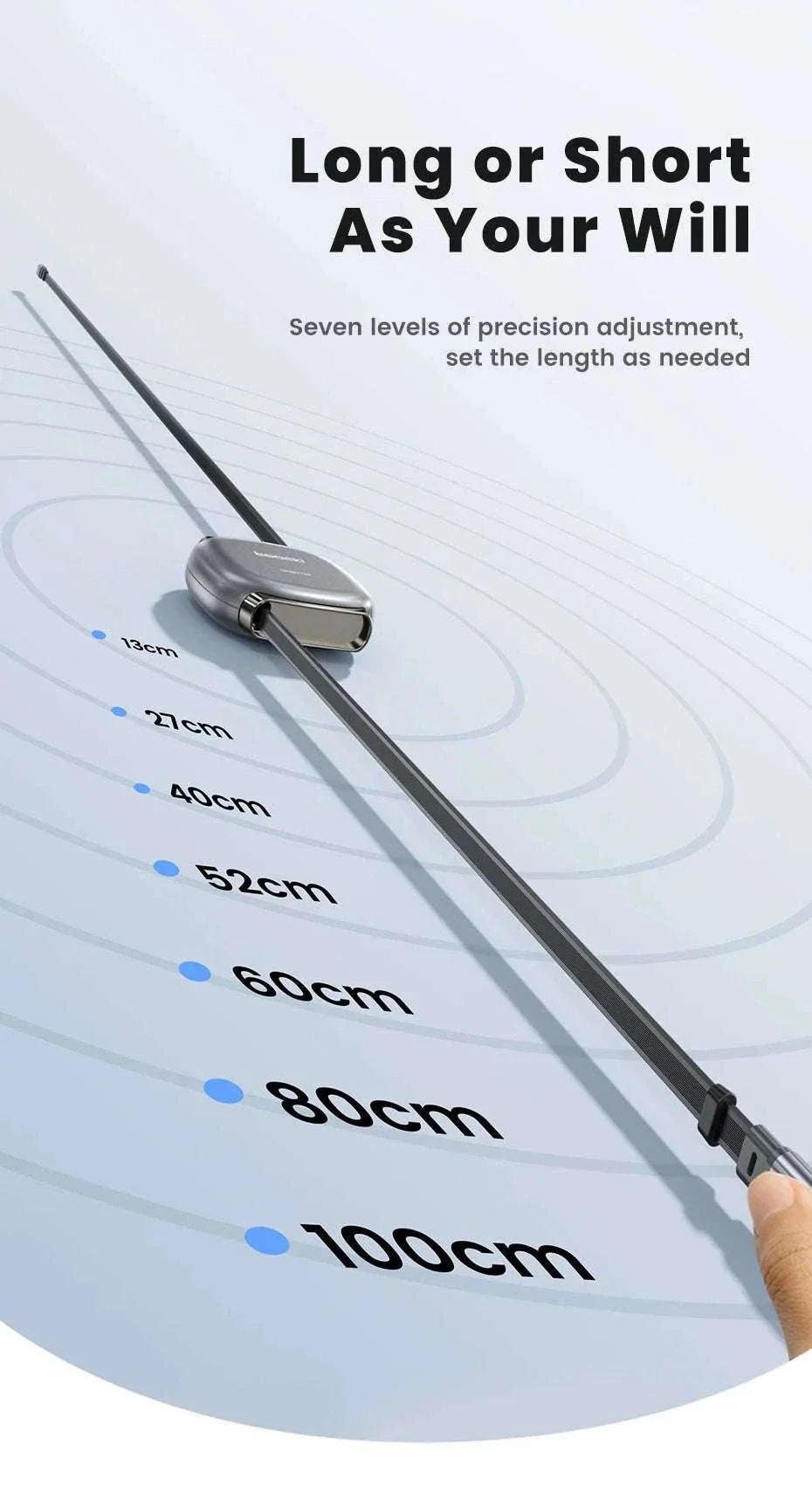 100W Retractable USB-C Fast Charging Cable with Magnetic Storage - Image 14