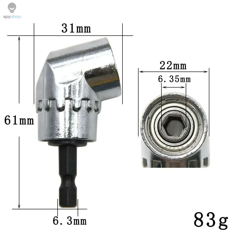 105° Angle Drill Attachment with Magnetic Bit Holder - Image 8