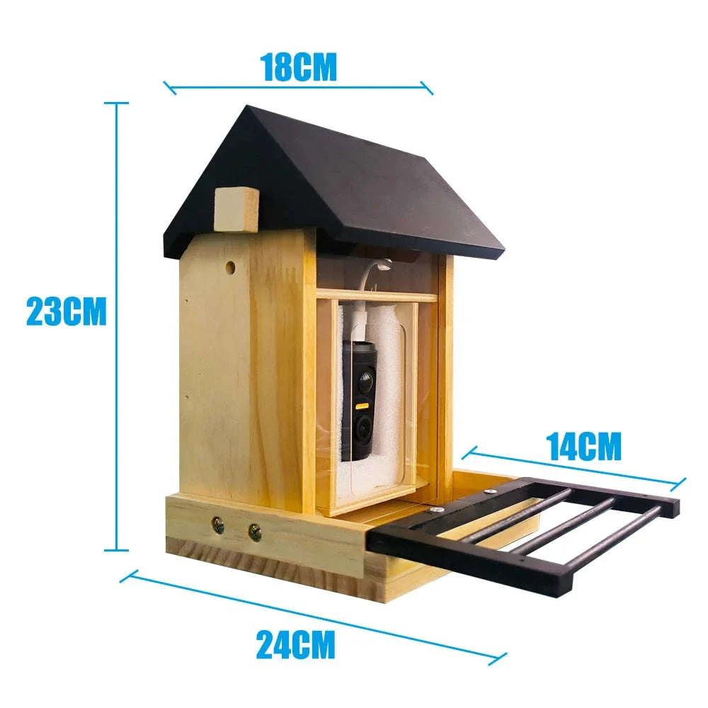 1080P Solar Bird Feeder Camera with Night Vision - Image 14